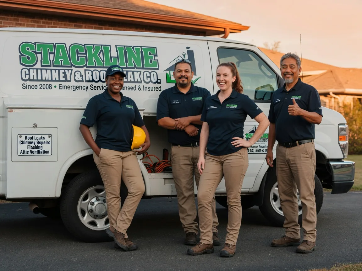 Chimney flashing repair company in Monroe, NC